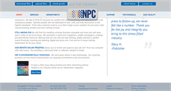 Desktop Screenshot of npcprinting.com